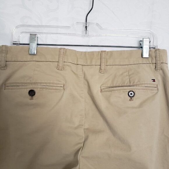 TOMMY Hilfiger Men's Slim Fit Beige Long Pants Summer Spring 32/30 **27 Inseam - Picture 8 of 10
